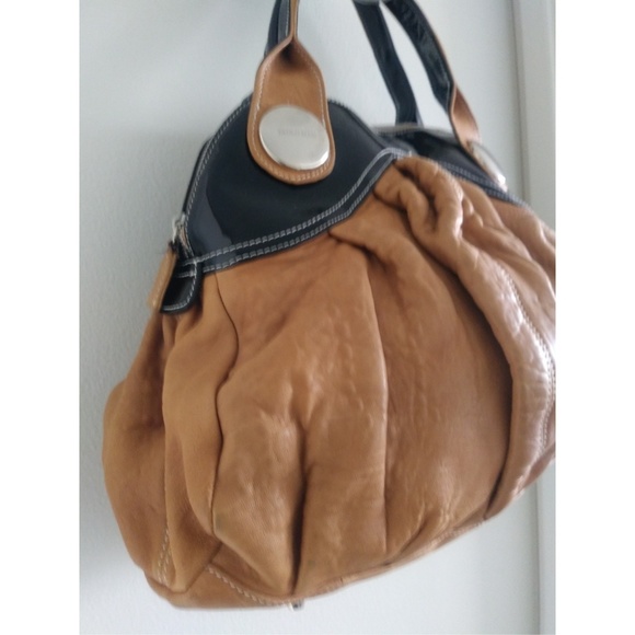 Patent and Natural Leather Bag - Picture 7 of 8